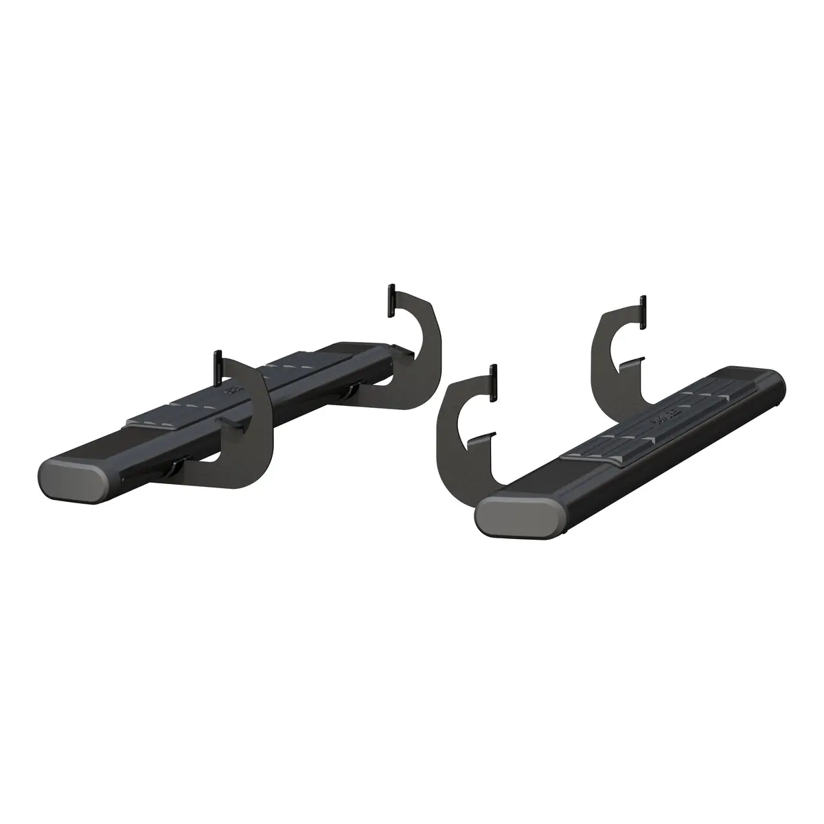 Aries 4445040 53-Inch Oval Black Aluminum Nerf Bars, Select Chevrolet Silverado, Gmc Sierra 1