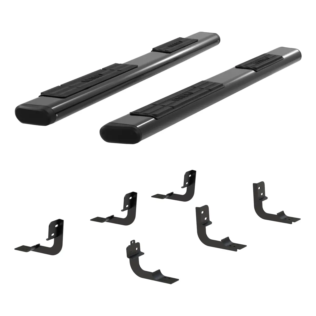 Aries 4445046 91-Inch Oval Black Aluminum Nerf Bars, Select Dodge, Ram 2500, 3500 1