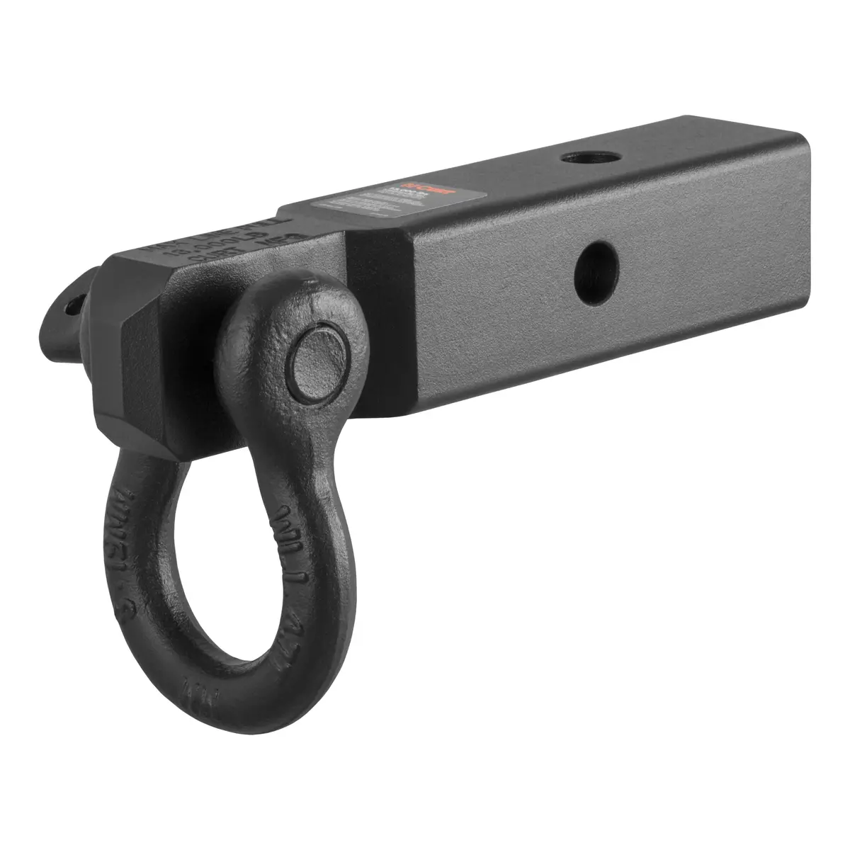 Curt 45832 D-Ring Shackle Mount Trailer Hitch, Fits 2-Inch Receiver, 13,000 Lbs. 1