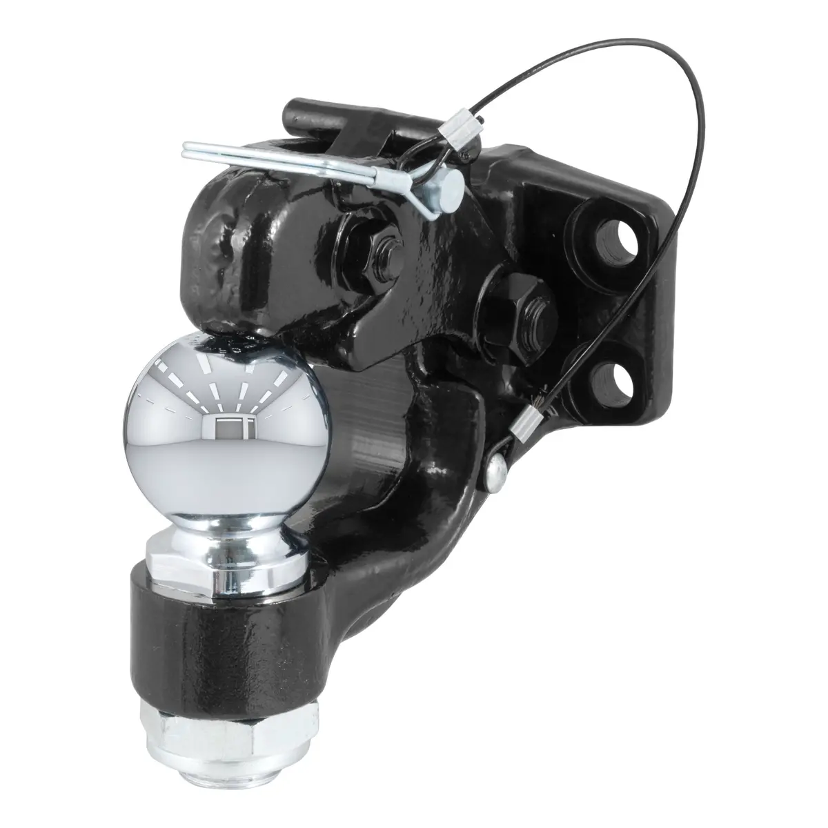 Curt 48200 Pintle Hitch With 2-5/16-Inch Trailer Ball, 16,000 Lbs. Ball And Pintle Capacity, Pintle Mount Required 1