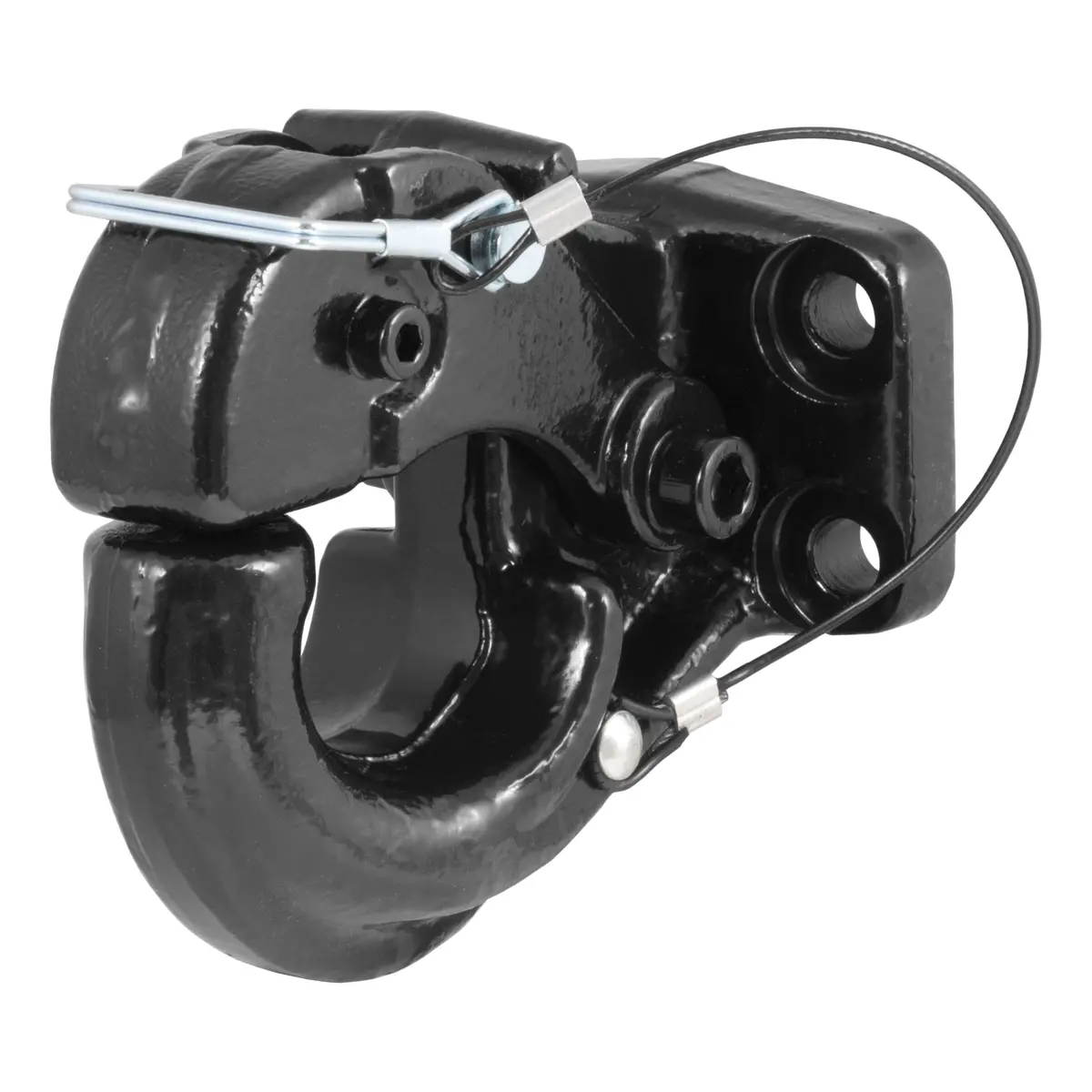 Curt 48205 Pintle Hook Hitch, 10,000 Lbs., Fits 2-1/2 To 3-Inch Lunette Ring, Pintle Mount Required 1