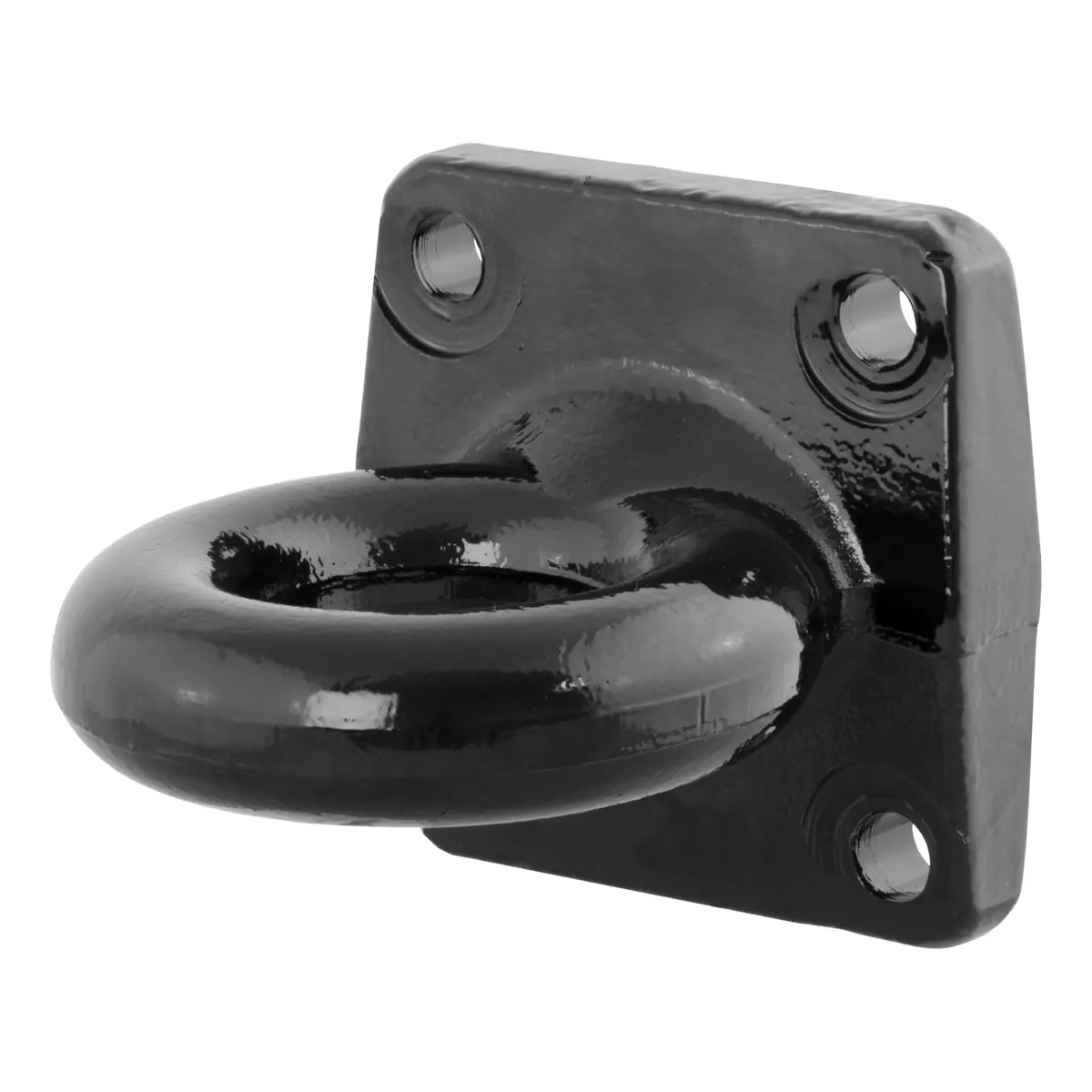 Curt 48560 Black Steel Pintle Hitch Lunette Ring, 3-Inch Inside Diameter, 60,000 Lbs., 4-1/2-Inch Bolt Pattern 1