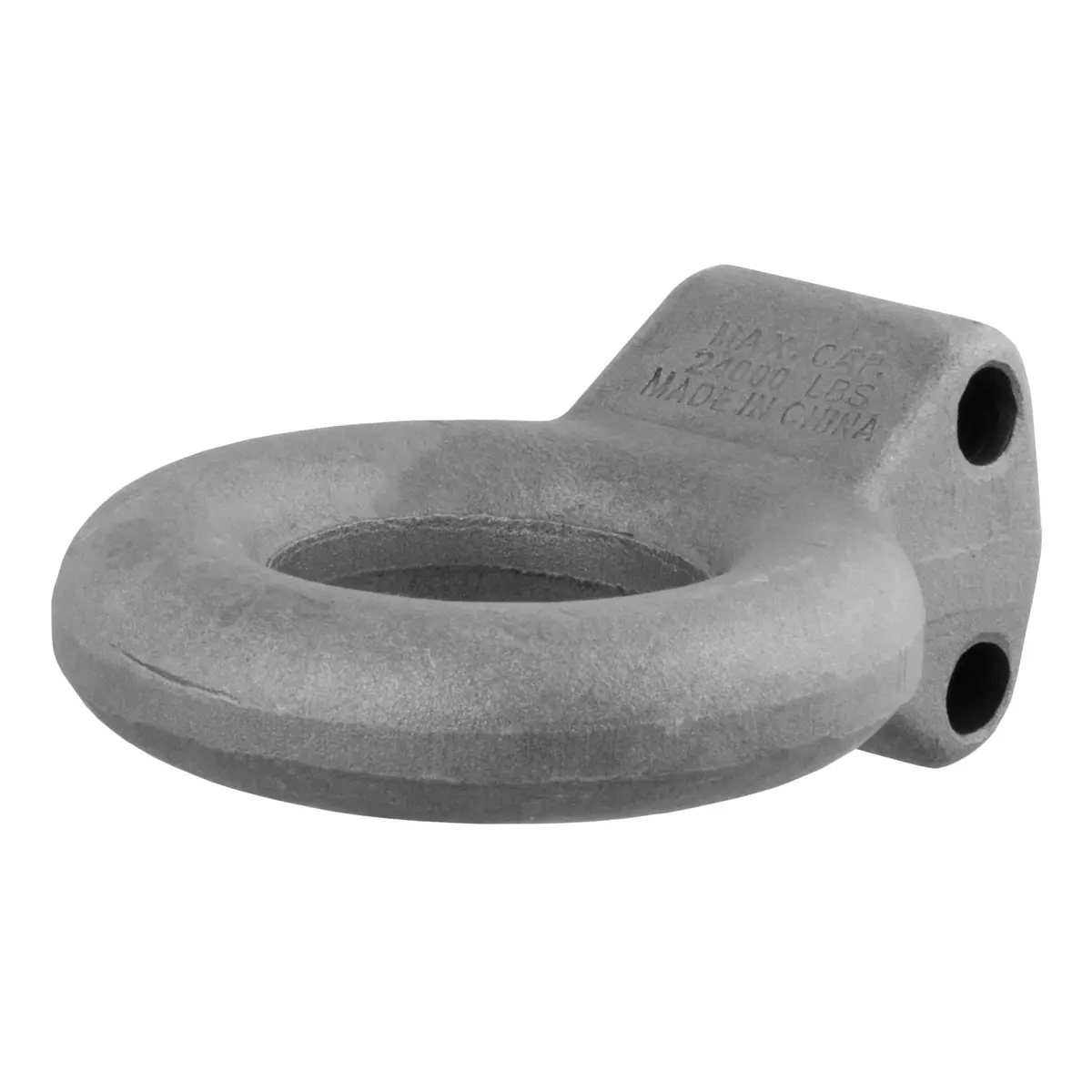 Curt 48600 Raw Steel Pintle Hitch Lunette Ring, 3-Inch Inside Diameter, 12,000 Lbs., Channel Mount Required 1