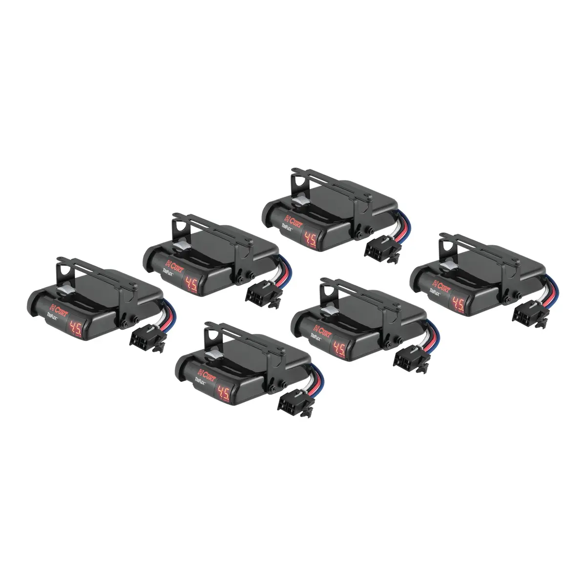 Curt 51142 Triflex Electric Trailer Brake Controllers, Proportional, 6-Pack 1