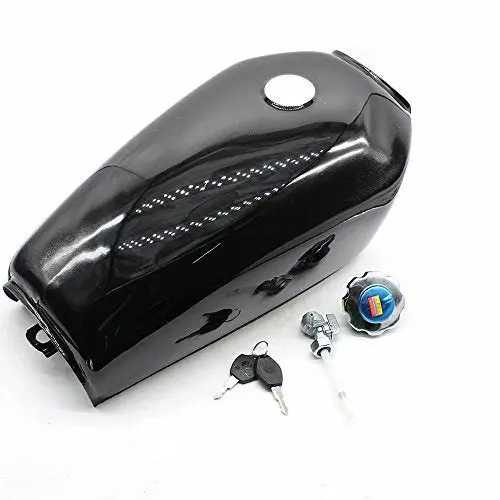 Motorcycle 9L 2.4 Gal Universal Fuel Gas Tank Fit Honda Cg125 Cafe Racer 4 Colors 1