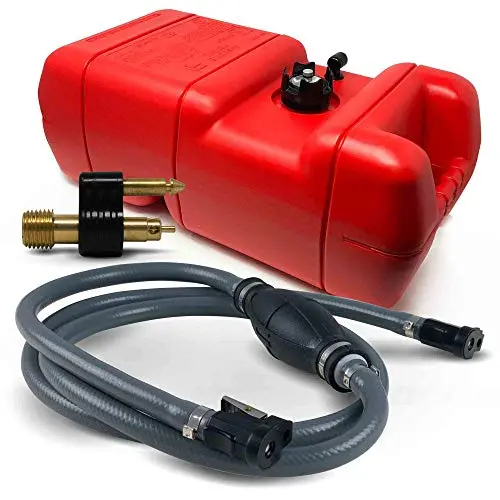 Five Oceans 6 Gallon Fuel Tank/Portable Kit For All Yamaha And Mercury Engines Connection, 3/8" Hose Fo-3312-C33 1
