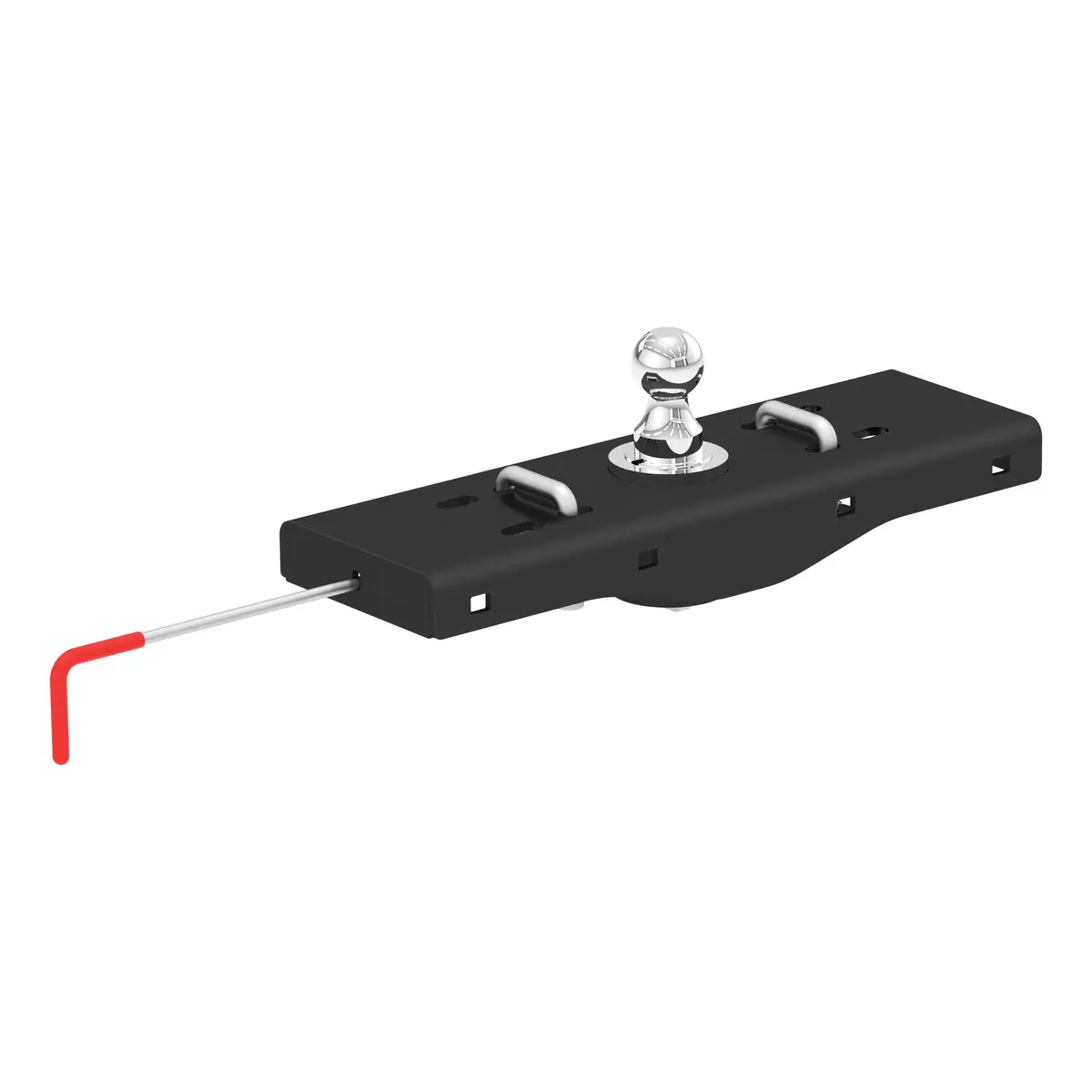 Curt 60619 Double Lock Ezr Gooseneck Hitch With Flip-And-Store Ball, 30,000 Lbs., 2-5/16-Inch Ball 1