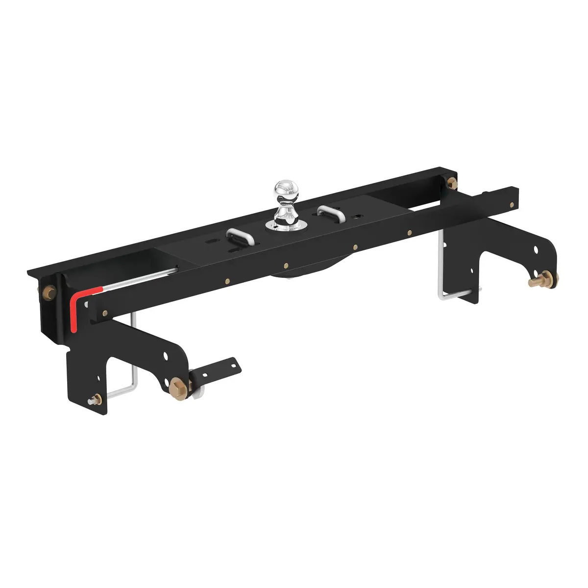Curt 60681 Double Lock Ezr Gooseneck Hitch With Flip-And-Store Ball, 30,000 Lbs., 2-5/16-Inch Ball, Fits Select Chevy Silverado, Gmc Sierra 2500, 2500 Hd, 3500, 3500 Hd 1