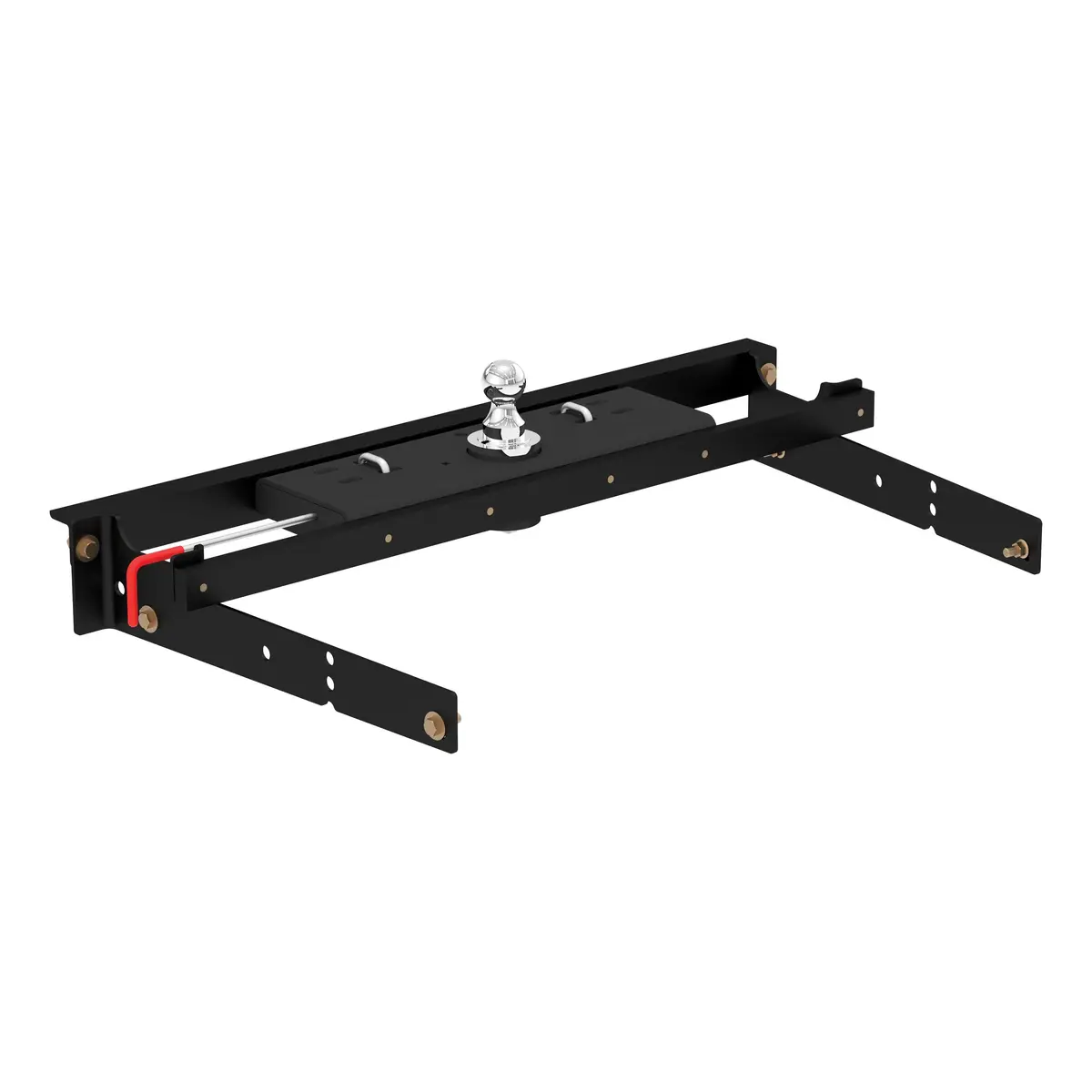 Curt 60713 Double Lock Gooseneck Hitch With Flip-And-Store Ball, 30,000 Lbs., 2-5/16-Inch Ball, Fits Select Chevrolet, Gmc 2500, 3500 1