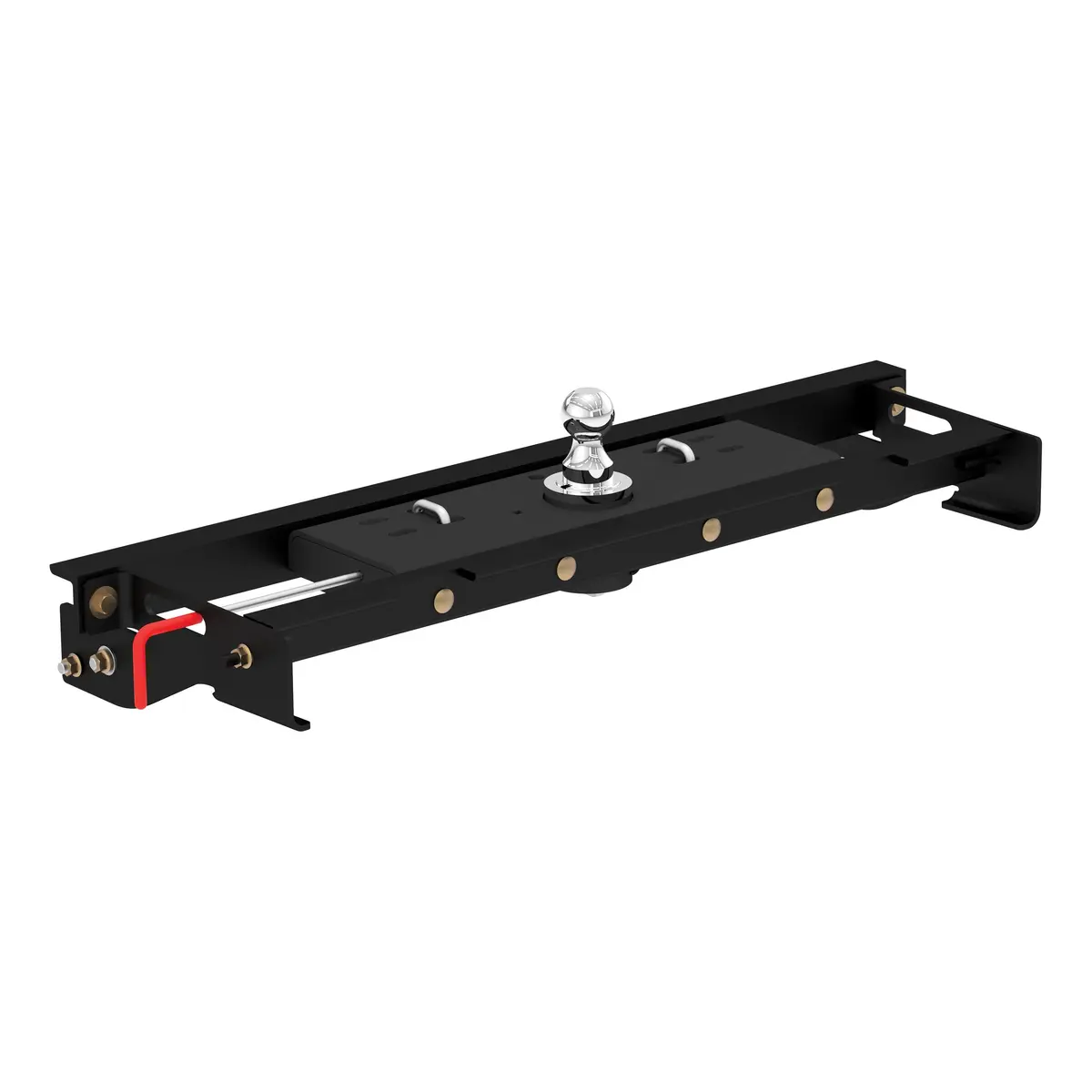 Curt 60721 Double Lock Gooseneck Hitch With Flip-And-Store Ball, 30,000 Lbs., 2-5/16-Inch Ball, Fits Select Ford F-150 1