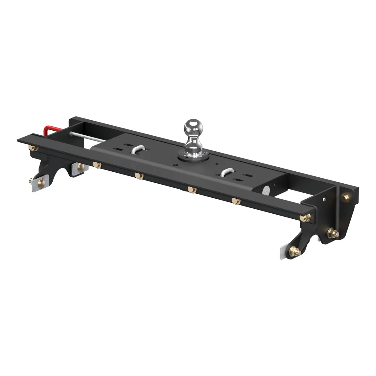 Curt 60724 Double Lock Gooseneck Hitch With Flip-And-Store Ball, 30,000 Lbs., 2-5/16-Inch Ball, Fits Select Ford F-150 1
