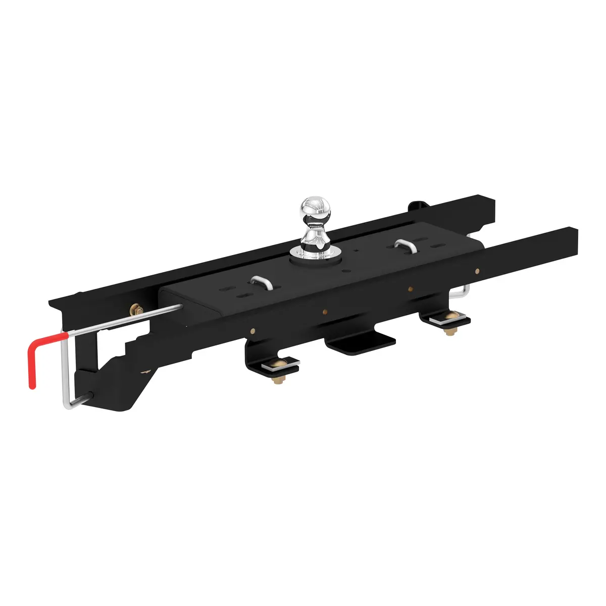 Curt 60730 Double Lock Gooseneck Hitch With Flip-And-Store Ball, 30,000 Lbs., 2-5/16-Inch Ball, Fits Select Dodge Ram 1500 1