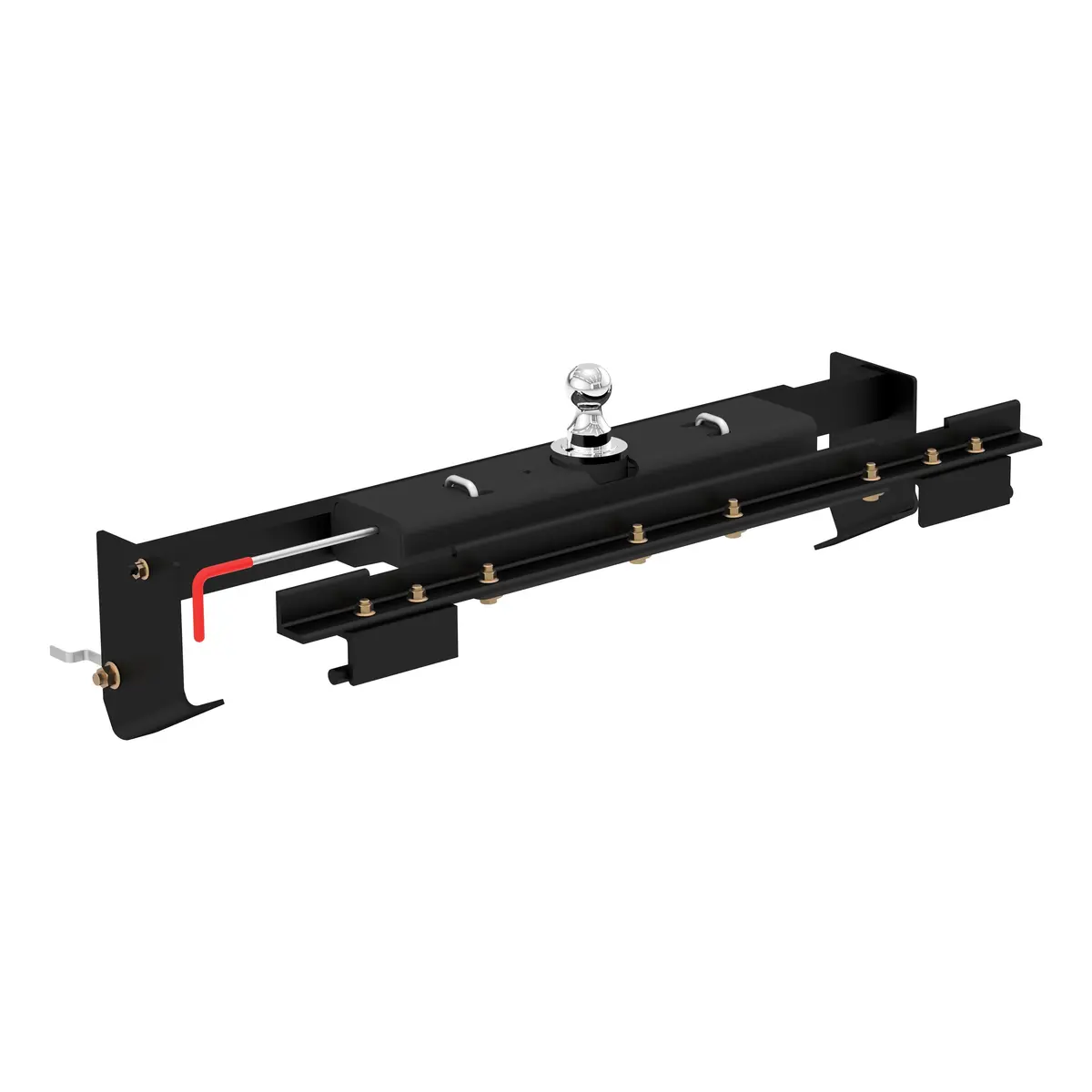 Curt 60740 Double Lock Gooseneck Hitch With Flip-And-Store Ball, 30,000 Lbs., 2-5/16-Inch Ball, Fits Select Nissan Titan 1