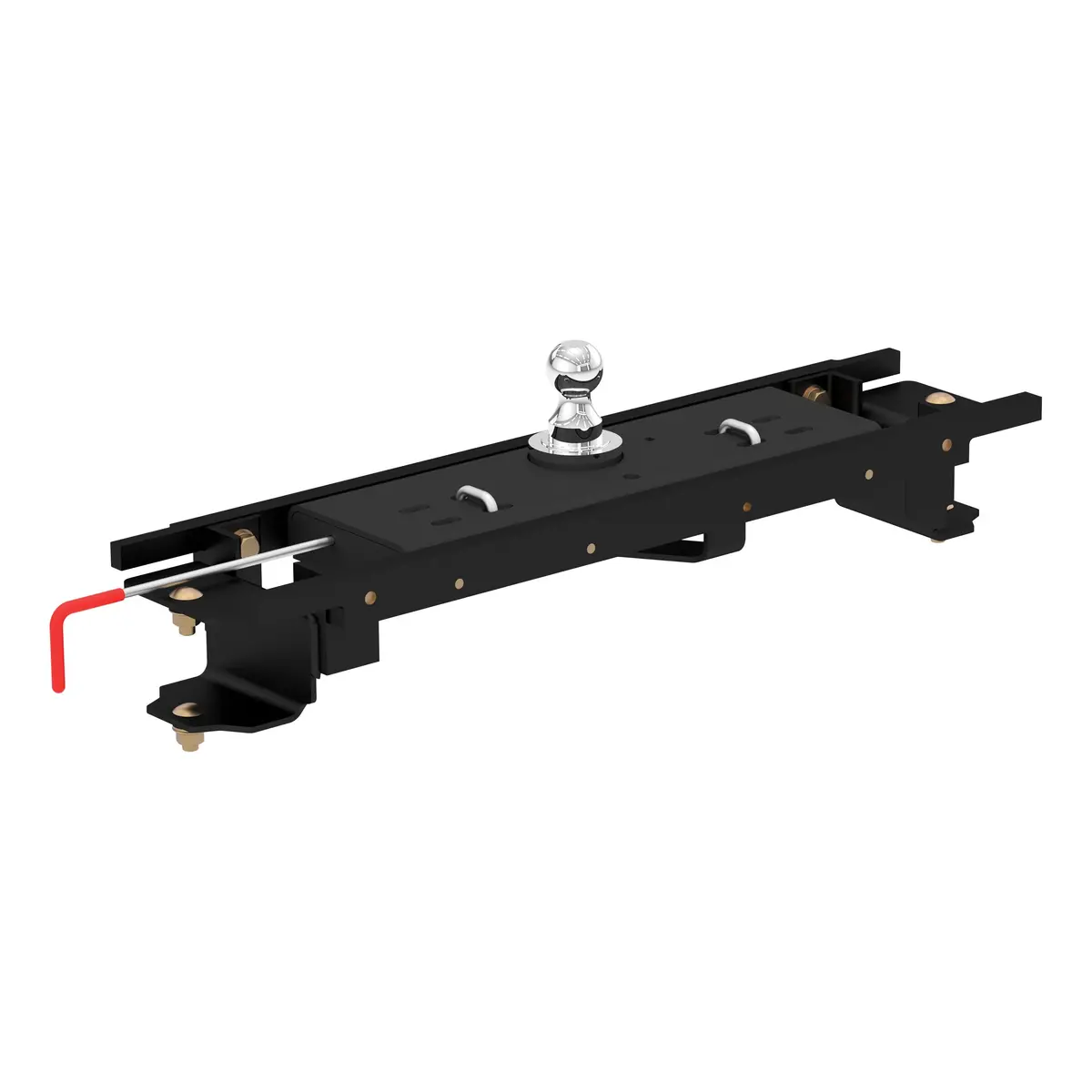 Curt 60751 Double Lock Gooseneck Hitch With Flip-And-Store Ball, 30,000 Lbs., 2-5/16-Inch Ball, Fits Select Toyota Tundra 1