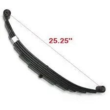 6 Leaf Double-Eye Spring For 7,000-Lb Trailer Axles - 25 1/4" Long (3,500 # Each) 1