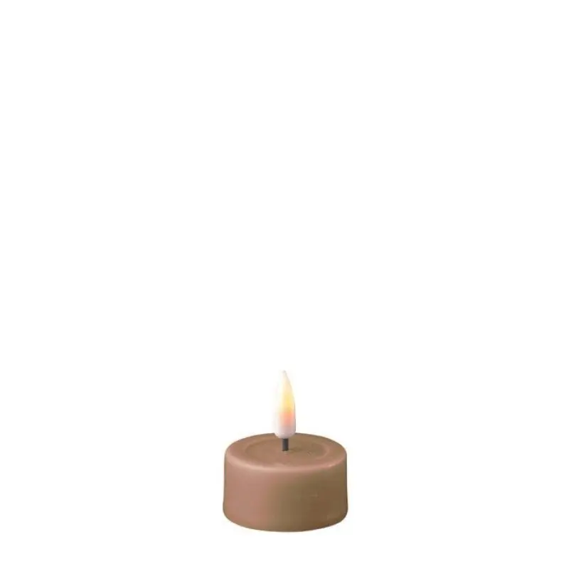 Ledkaars Caramel Set - Theelicht 1
