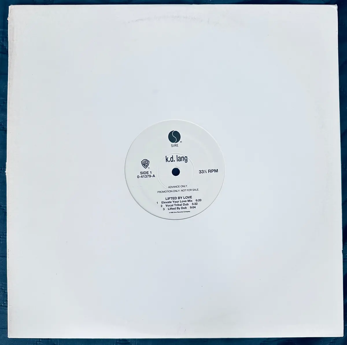 K.D. Lang - Lifted By Love / Enough Is Enough Promo 12” Single Lp Vinyl Used 1