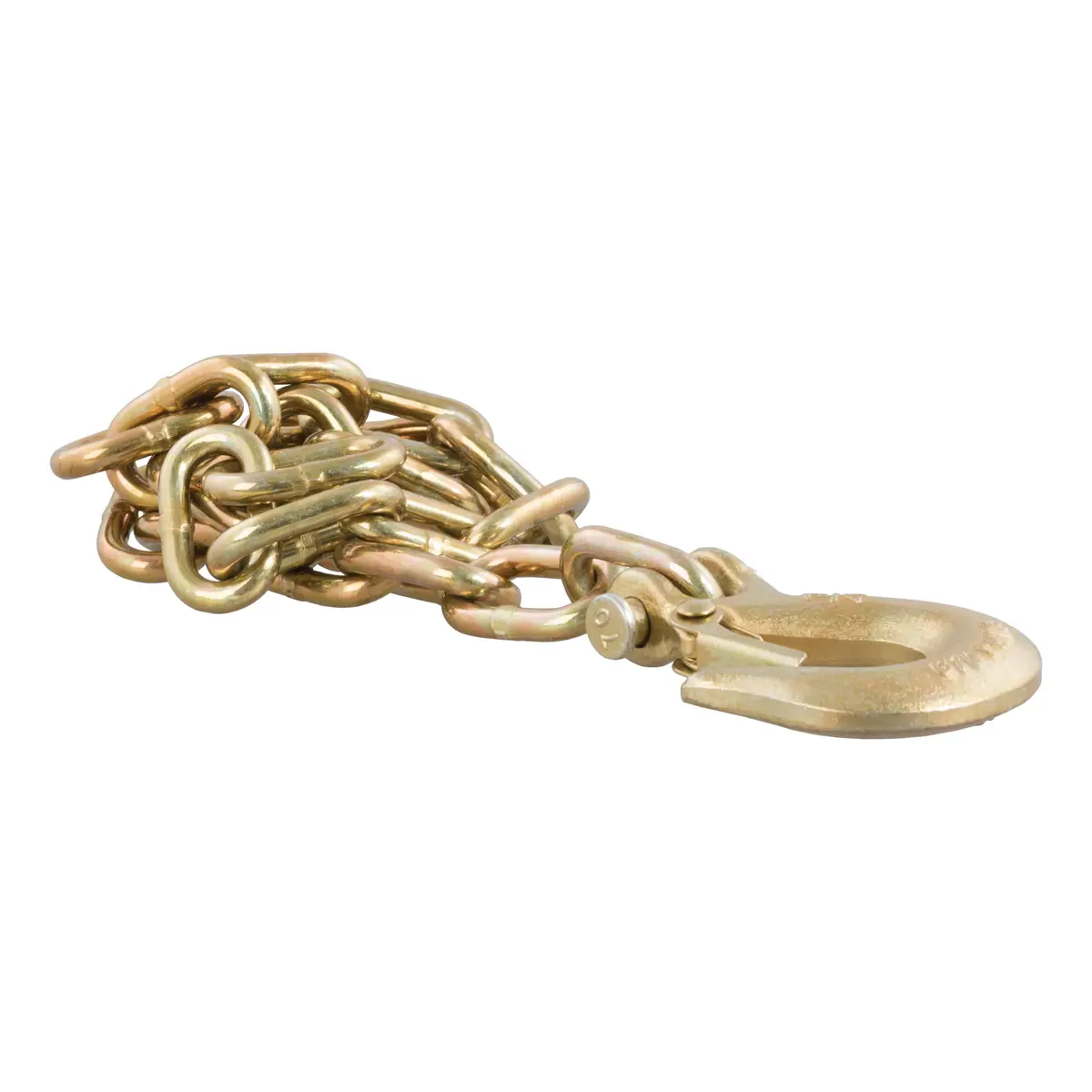Curt 80303 35-Inch Trailer Safety Chain With 1/4-Inch Clevis Snap Hook, 12,600 Lbs. Break Strength 1