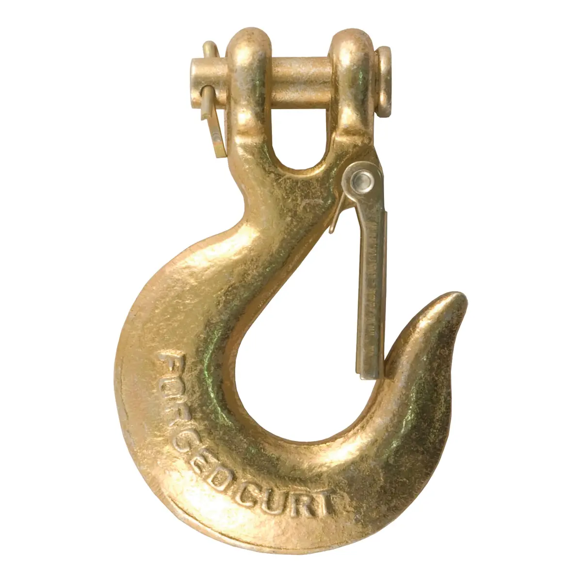 Curt 81550 5/16-Inch Forged Steel Clevis Hook With Safety Latch, 14,000 Lbs., 3/4-Inch Opening 1