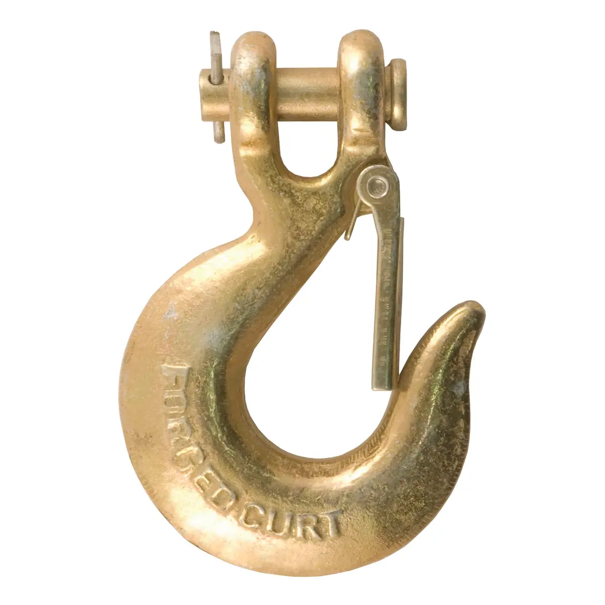 Curt 81950 5/16-Inch Forged Steel Clevis Hook With Safety Latch, 18,000 Lbs., 3/4-Inch Opening 1