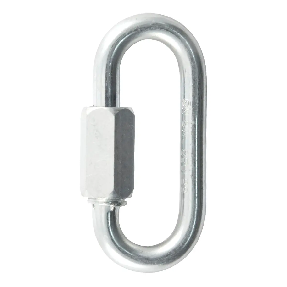 Curt 82611 Threaded Quick Link Trailer Safety Chain Hook Carabiner Clip, 1/4-Inch Diameter, 880 Lbs. 1