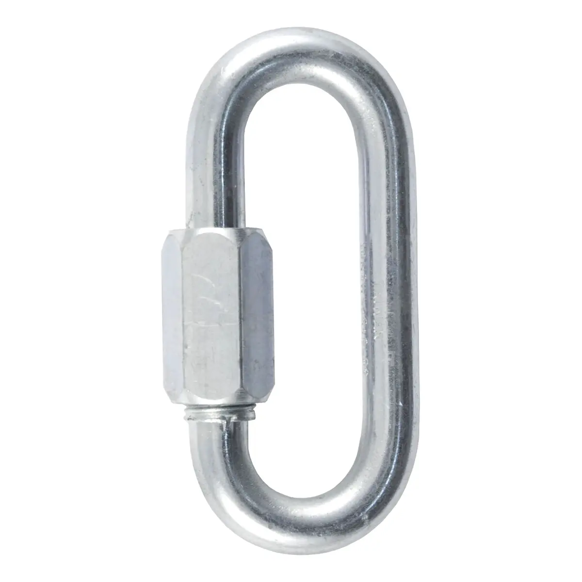 Curt 82931 Threaded Quick Link Trailer Safety Chain Hook Carabiner Clip, 7/16-Inch Diameter, 2,640 Lbs. 1