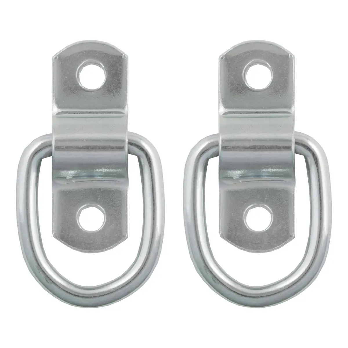 Curt 83731 1-Inch X 1-1/4-Inch Surface-Mounted Trailer D-Ring Tie Down Anchors, 1,200 Lbs. Capacity, 2-Pack 1