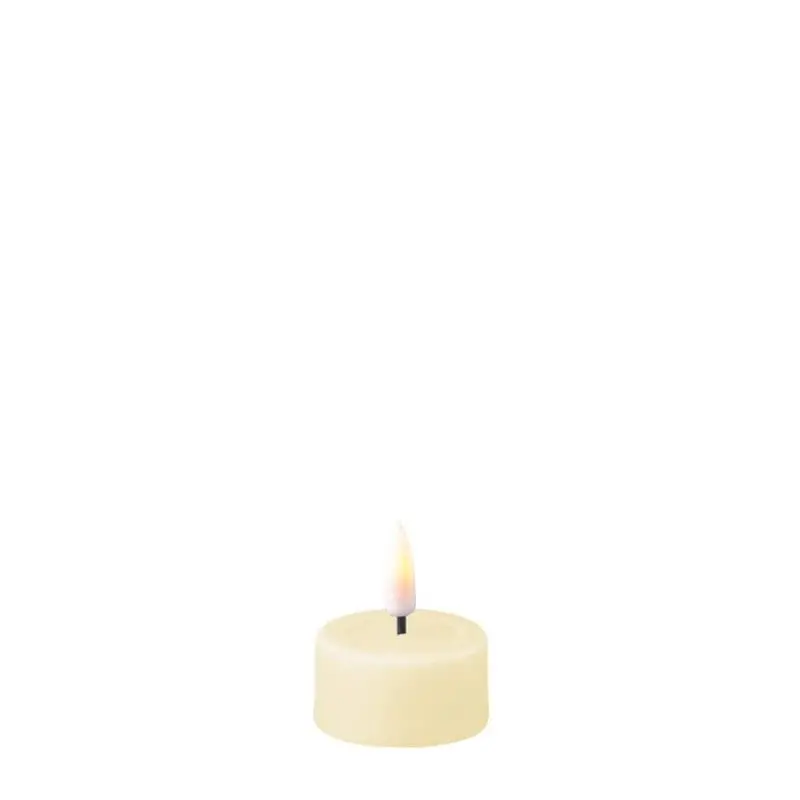 Ledkaars Crème Set - Theelicht 1