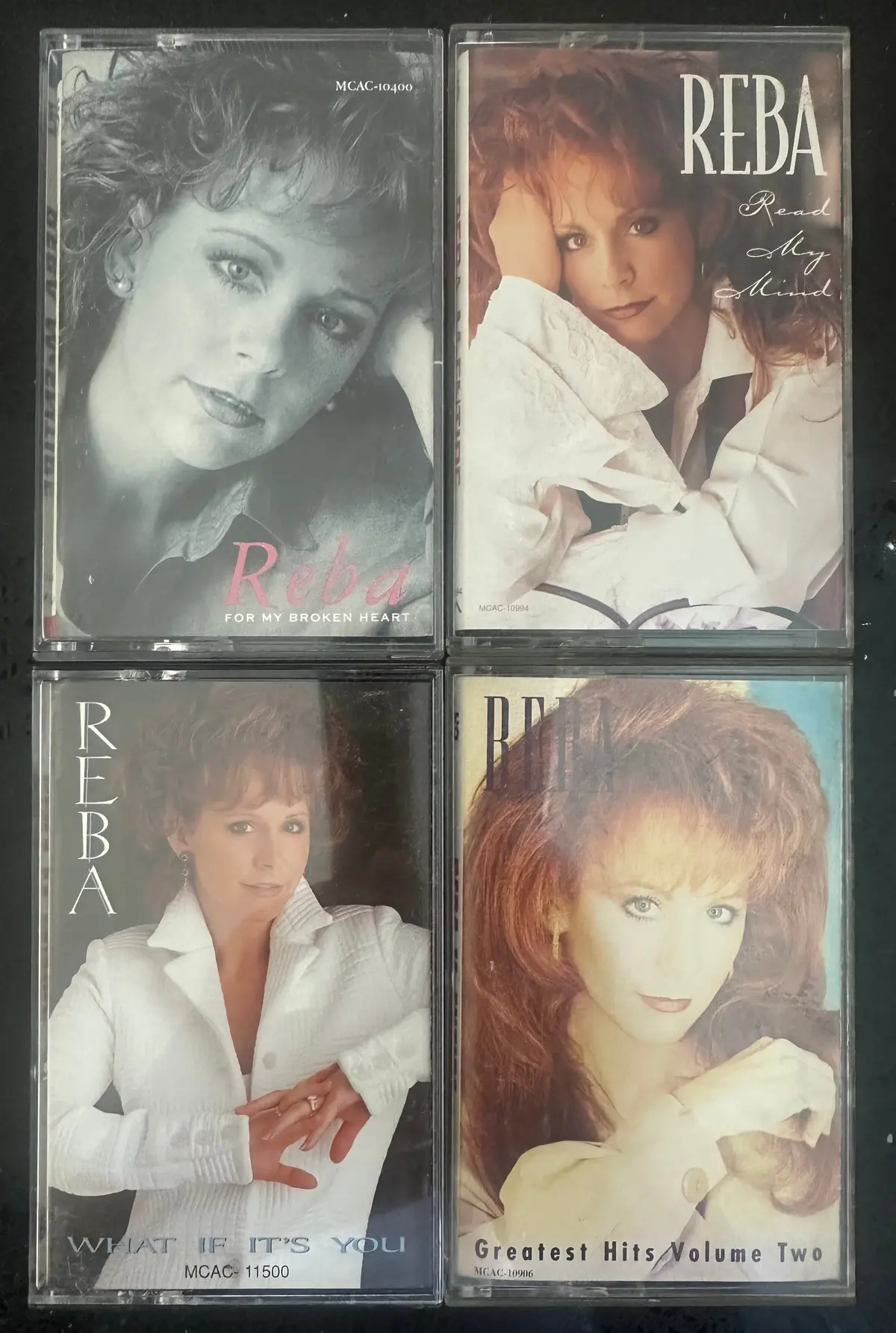 Reba Mcentire 4 Cassette Tapes Lot - Used 1
