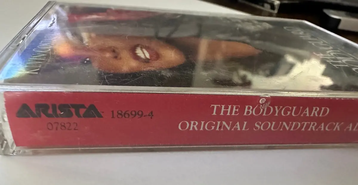 Whitney Houston The Bodyguard Cassette Tape Used 2