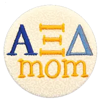 Alpha Xi Delta - White Scroll Mom 1