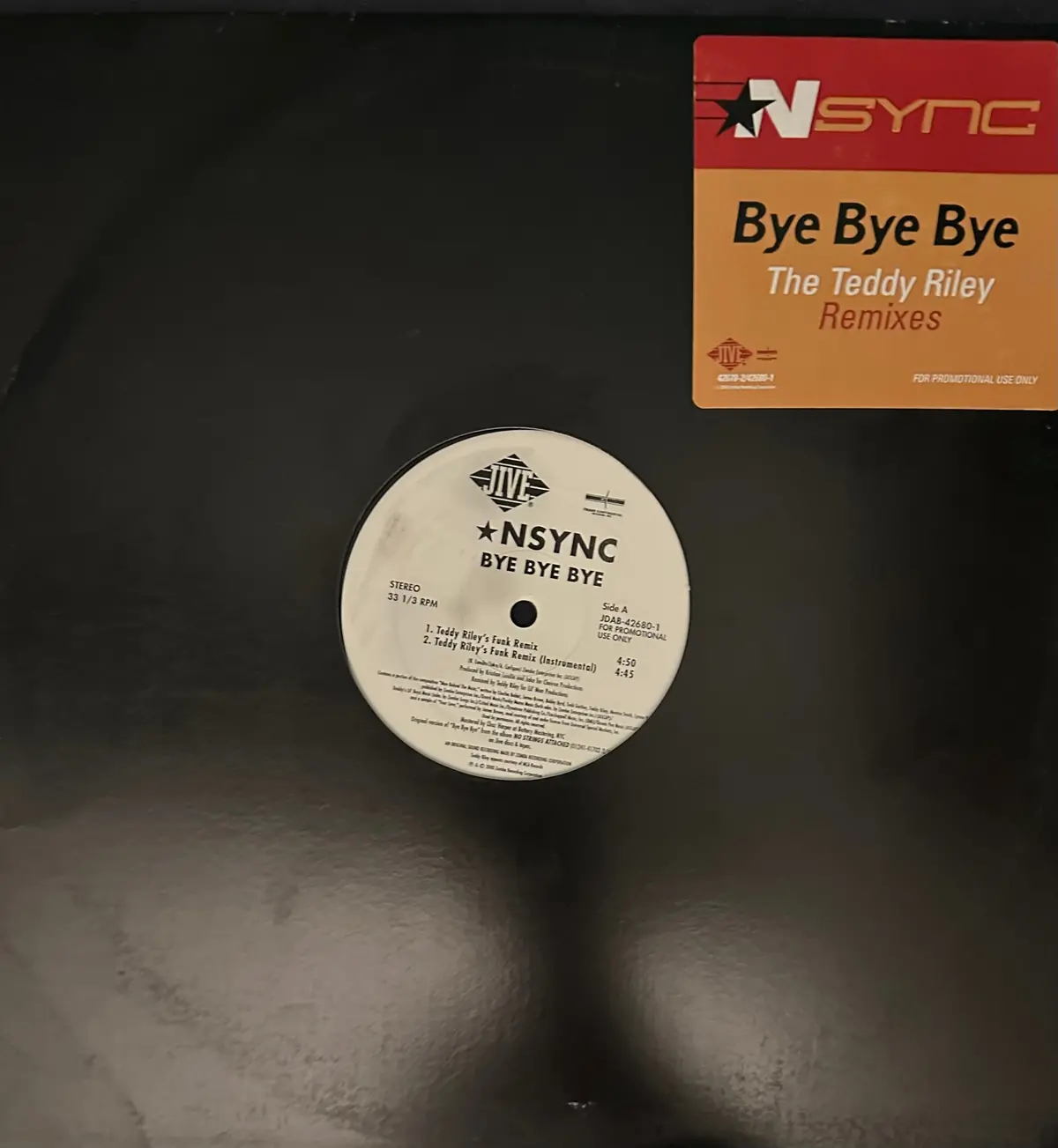 'Nsync - Bye Bye Bye (Ted Riley Remixes) - 12" Single Lp Vinyl -Used 1