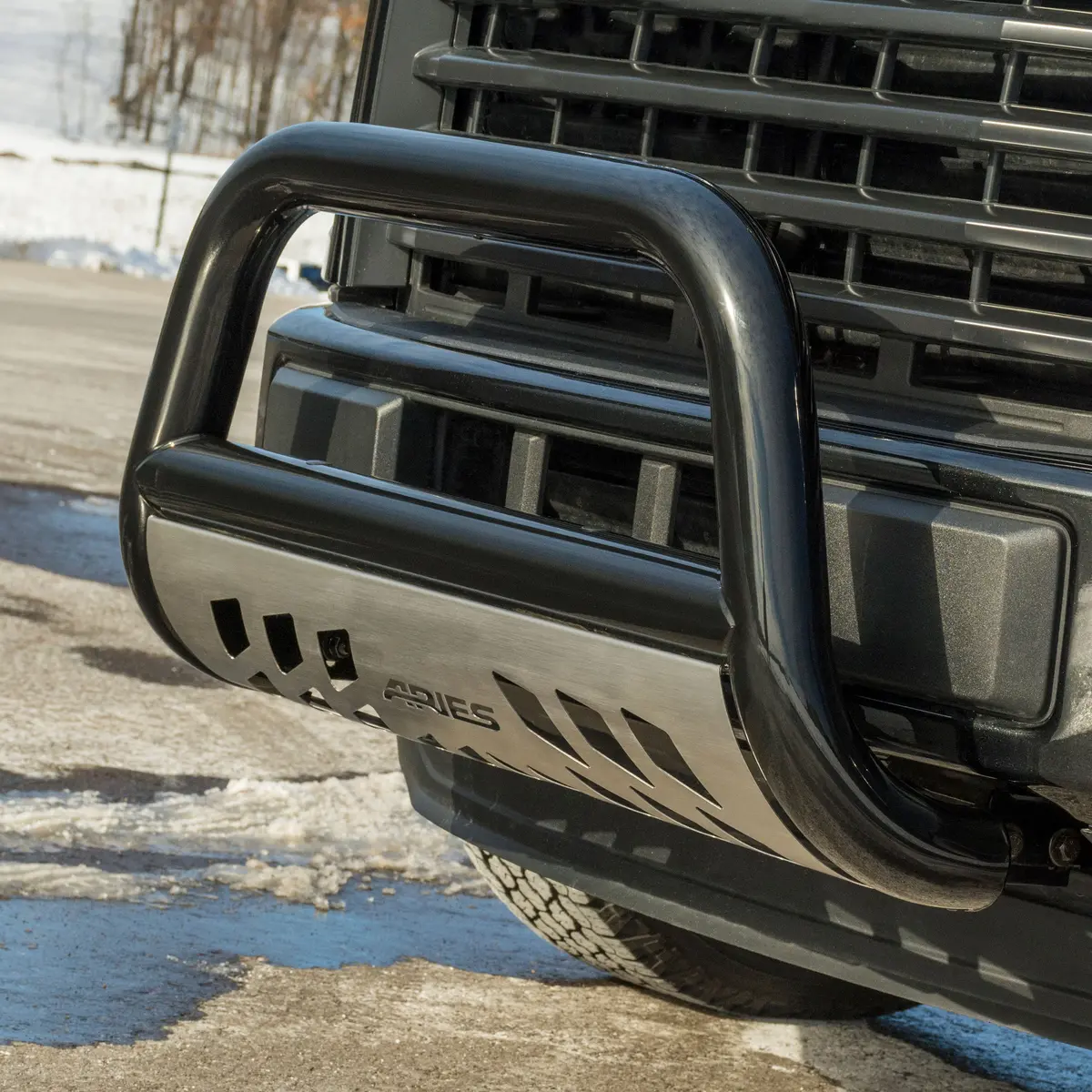Aries B35-2010-3 Stealth 3-Inch Black Stainless Steel Bull Bar, Select Toyota Tacoma 1