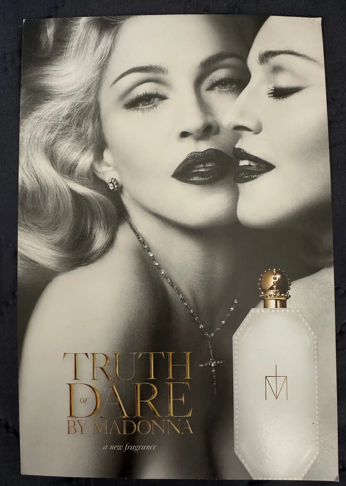 Madonna Truth Or Dare Official Promo Postcard With Sample 1