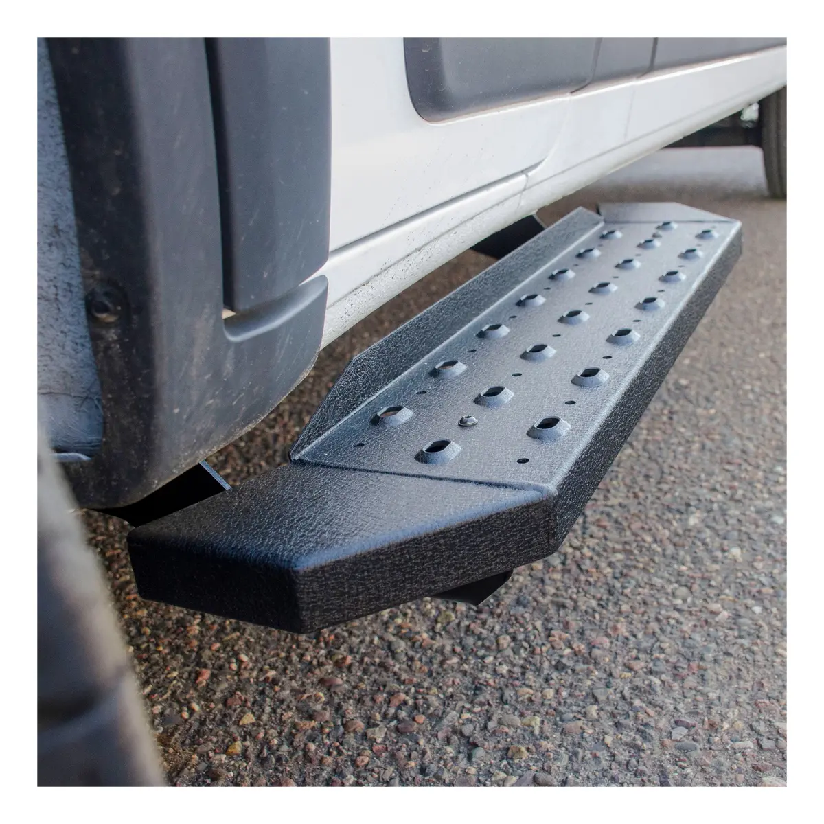 Aries C3696 Ridgestep Black Steel 36-Inch, 96-Inch Cargo Van Running Boards, Brackets Sold Separately 1