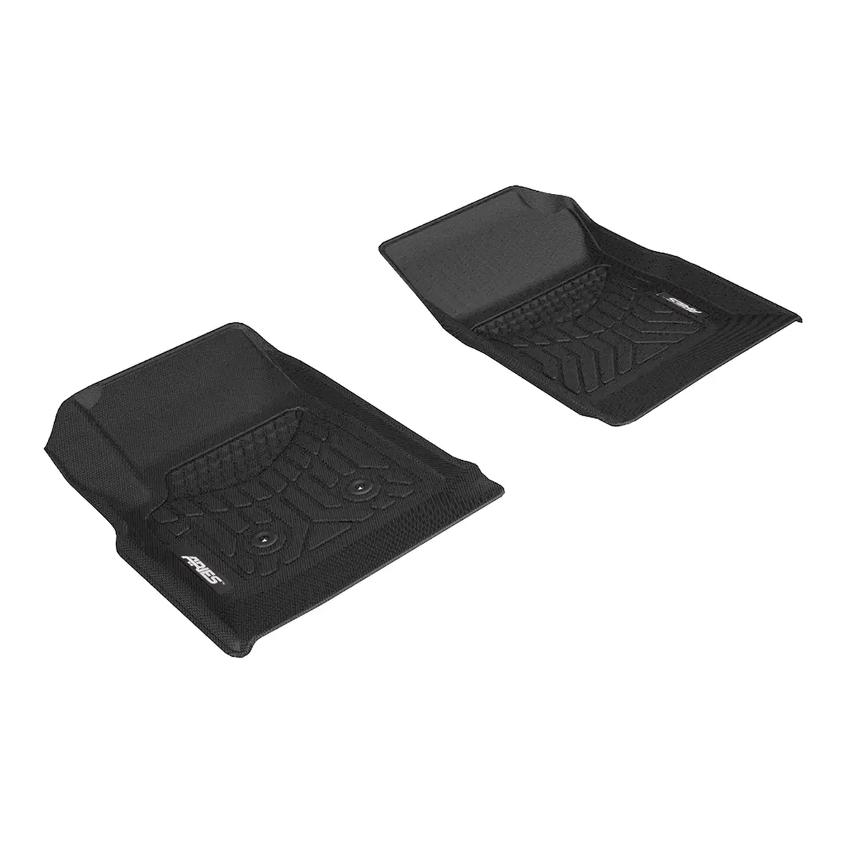 Aries Ch06711809 Styleguard Xd Black Custom Floor Liners, Select Chevrolet Colorado, Gmc Canyon Crew Cab, 1St Row Only 1