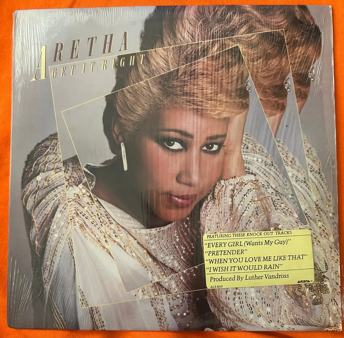 Aretha Franklin - Get It Right Lp  Vinyl Original Used 1