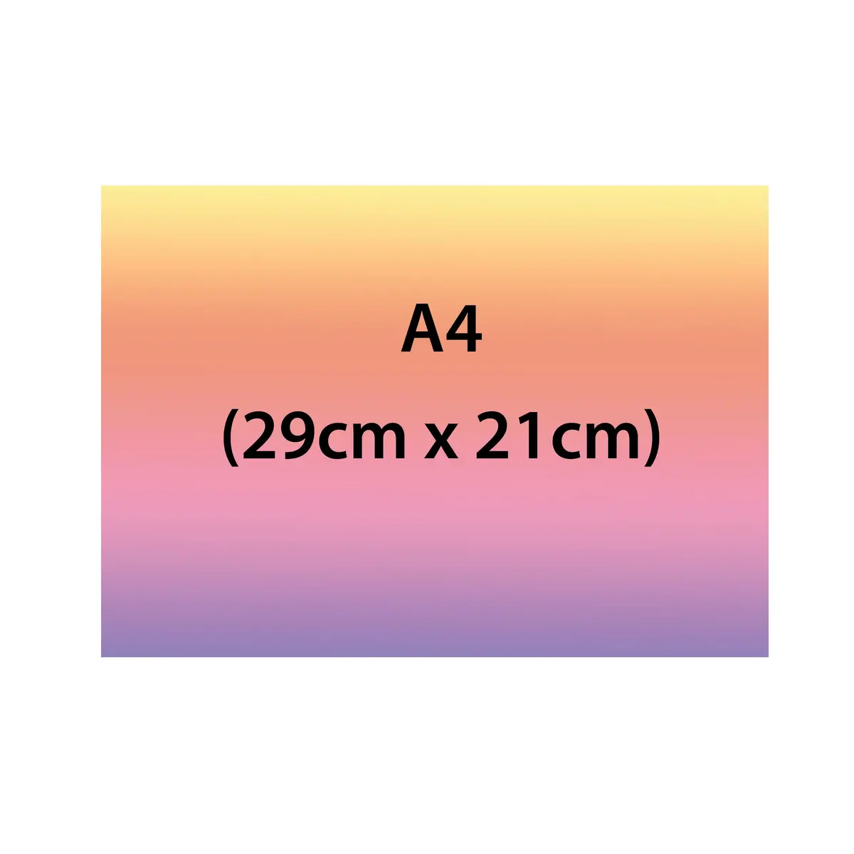 A4 Rectangle Custom Edible Icing Image Cake Topper 1