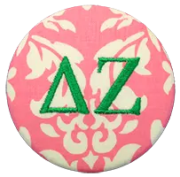 Delta Zeta - Pink Damask 1