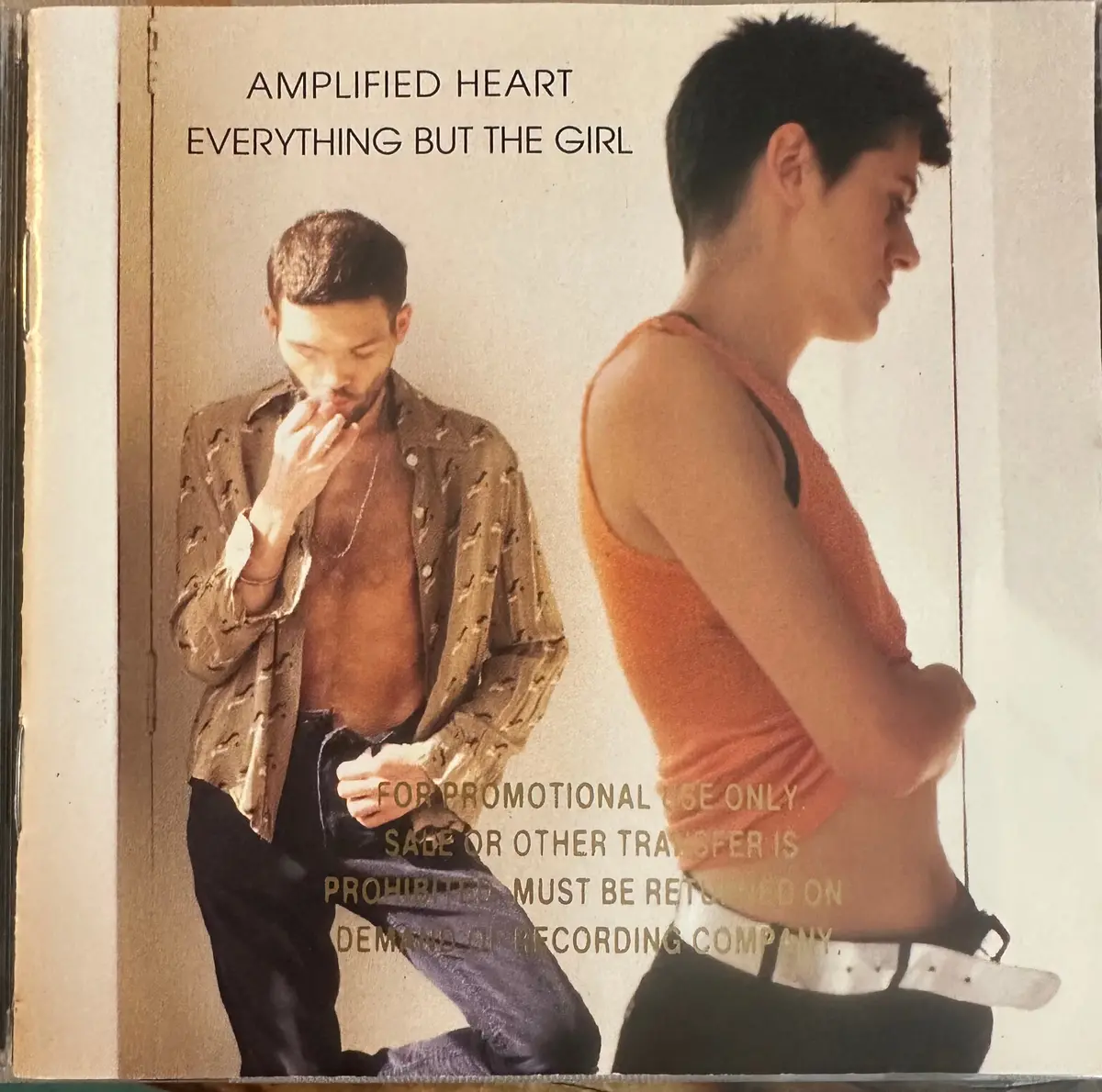 Everything But The Girl (Ebtg) - Amplified Heart (Promo) Cd - Used 1