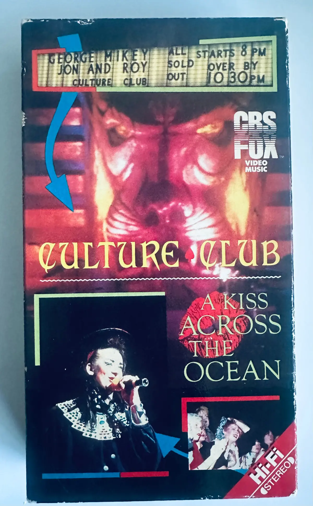 Culture Club  A Kiss Across The Ocean Vhs 1