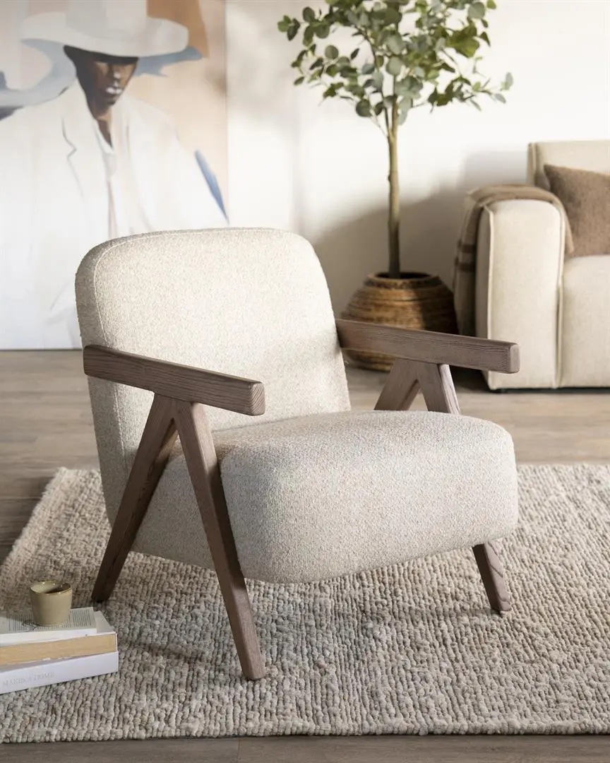 Fauteuil Francis - Beige 2