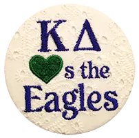 Blue & Green Eagles - White Eyelet (Disc Fabric) Sub With White Paisley 1