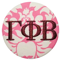Gamma Phi Beta - Pink Damask 1