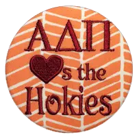 Maroon & Orange Hokies - Herringbone 1
