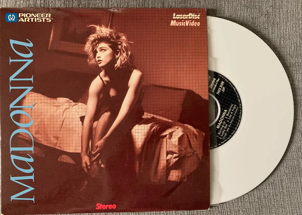 Madonna - Music Video White ''Laser Disc'' 1985 Release - Used 2