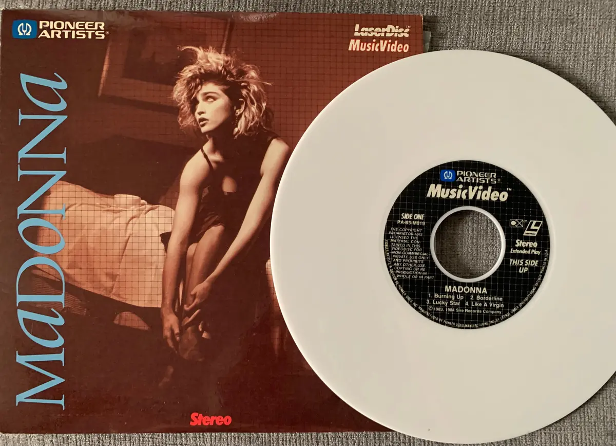 Madonna - Music Video White  ''Laser Disc''  1985 Release -  Used 1