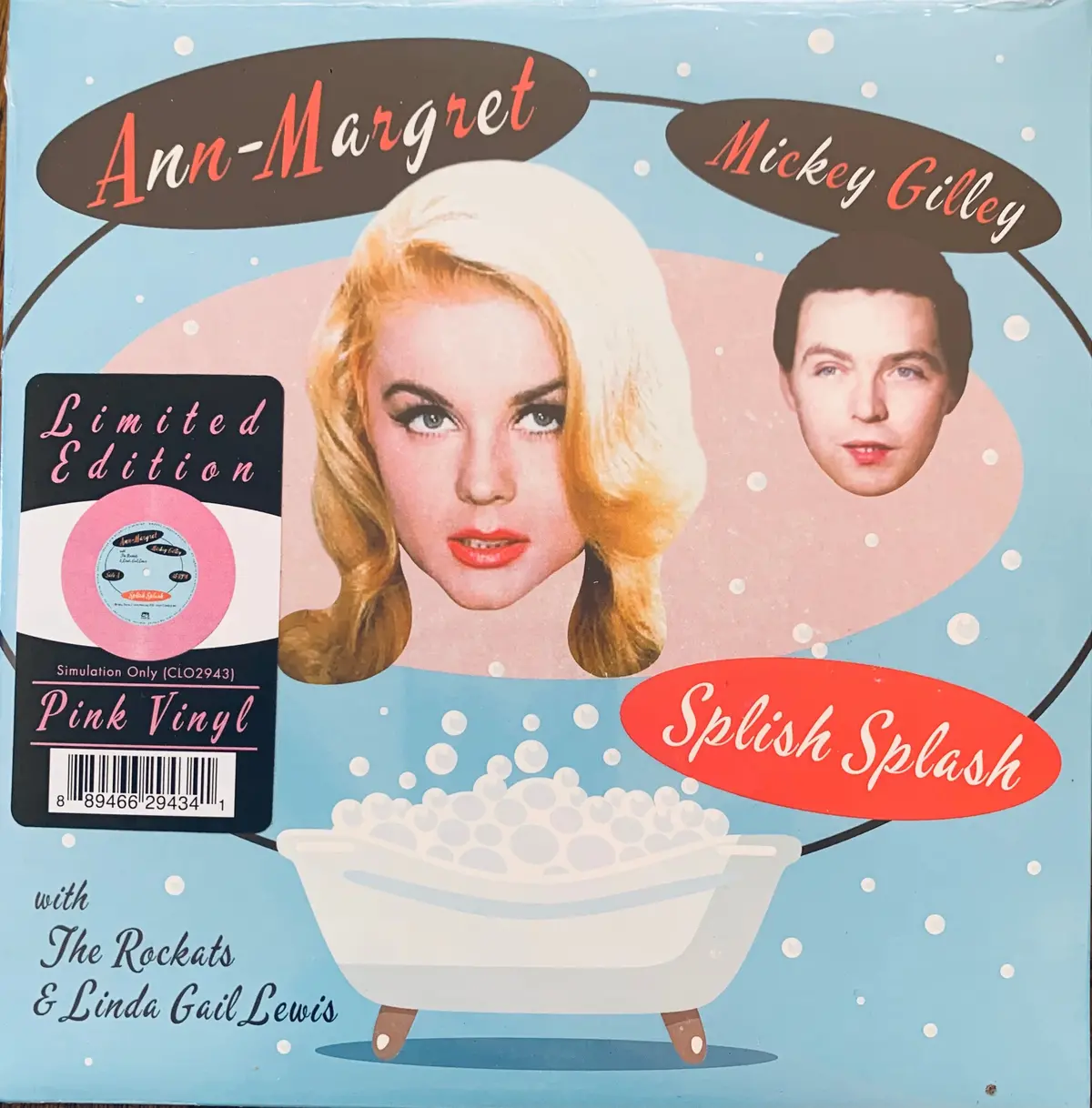 Ann-Margret - - Splish Splash (Pink Vinyl) 7" 45 Record - New 1