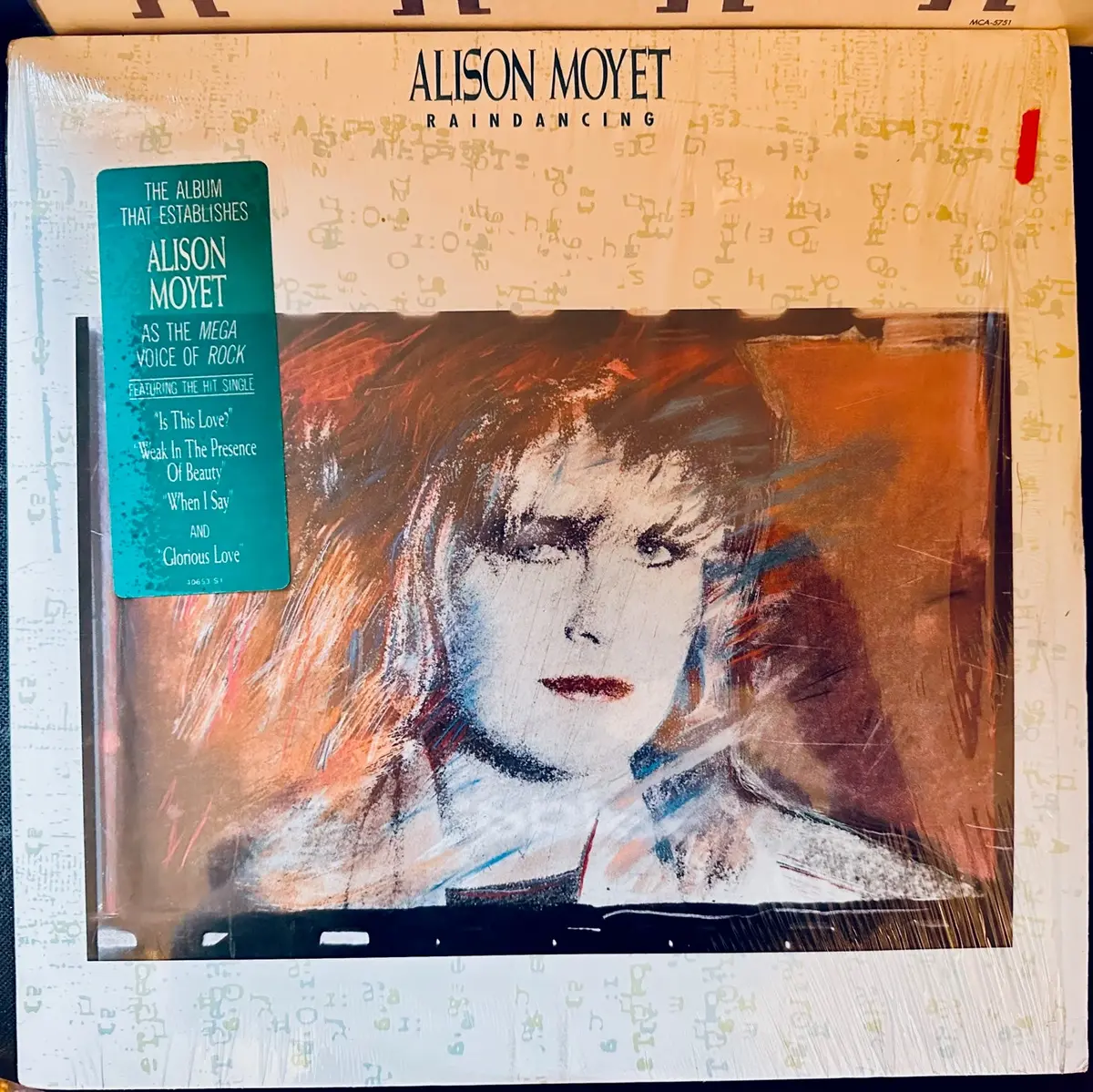 Alison  Moyet (Yaz) - Raindancing  '87 Lp Vinyl - Used 1