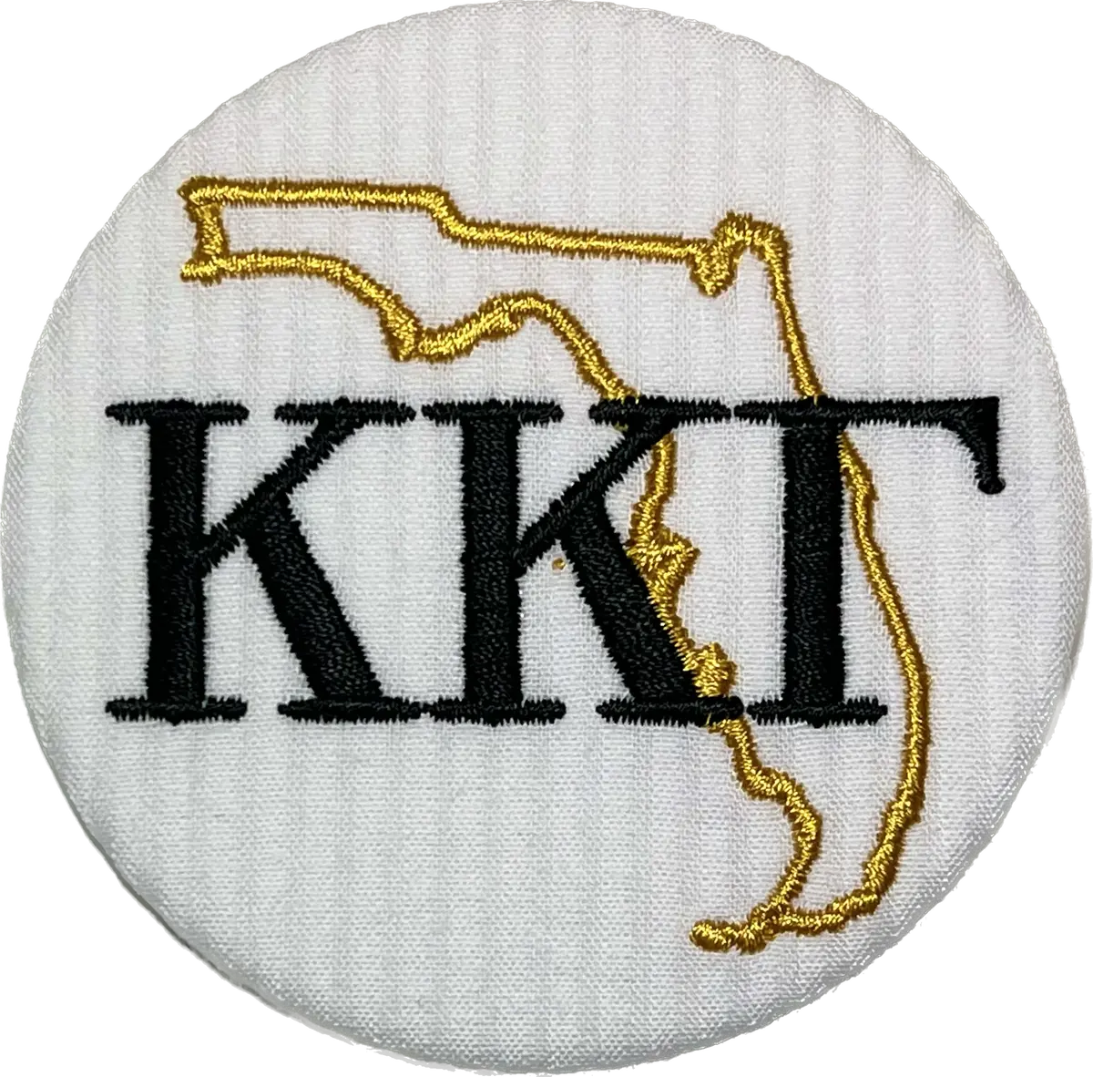 Black & Gold Knights - White Seersucker State 1
